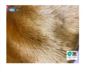 Tissu en fausse fourrure à poils longs de couleur marron, 30 mm, tricoté, peluche, 100% polyester, Thaïlande, haute qualité, pour vêtements, jouets - Product Image 5