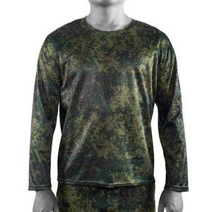 Ropa de Pesca, Camisetas Tácticas Verdes de Manga Larga, 100% Poliéster Spandex, Ropa Deportiva, Ropa de Caza, Camisetas de Pesca - Product Image 1