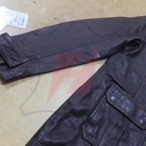 Genuine Sheep <b>Skin</b> Leather Women's Winter Jacket High Quality Custom Design Cotton Lining Women's Leather Jacket - Product Image 5