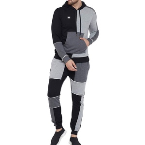 Custom Logo Print Men's Eco-Friendly <b>Oversized</b> Zip-up Hoodie and Sweatpants Track Suit <b>Jogger</b> Breathable Fleece Plus Size - Product Image 1