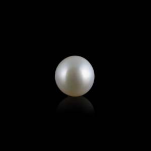Perla Natural Blanca de 3.75 Quilates, Perla de Agua Dulce Personalizable, Perla Natural con Color Mejorado - Product Image 1