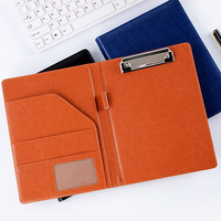Classeur A4 de haute qualité pour conférence d'affaires Classeur A4 à budget personnalisé Sac porte-documents avec logo en relief personnalisé