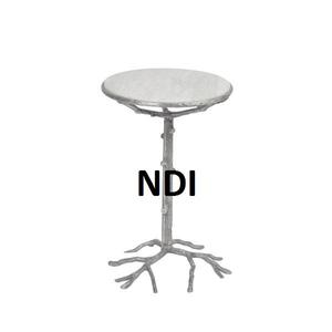 Mesa de centro decorativa de metal con acabado antiguo, diseño recién llegado para muebles de sala de estar, mesa de centro de forma redondeada - Product Image 4