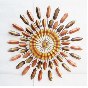 Roue de bateau décorative en bois naturel, décor mural - Product Image 6