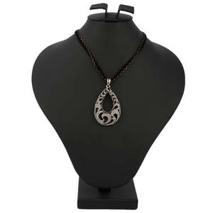 Women's Fancy Chain <b>Locket</b> - Black - Product Image 2