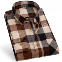 Chemise de sport décontractée à manches longues pour homme, grande taille, 100 % coton, imperméable, coupe-vent, respirante, confortable, motif à carreaux, vente en gros