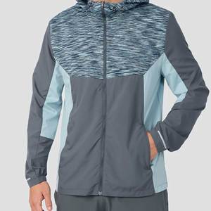 Traje Cortavientos Impermeable Ligero de Poliéster y Nailon para Hombre, Conjunto Cortavientos de Nailon Personalizado para Exteriores, Precio al por Mayor OEM - Product Image 1
