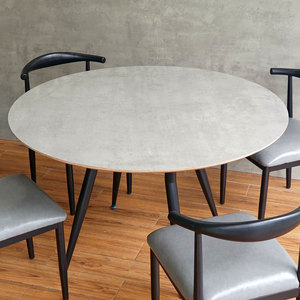 Conjunto de Mesa de Comedor Moderna de Estilo Antiguo con 4 Sillas Cómodas de Madera de Teca CBBA119 para Muebles de Hogar - Product Image 4