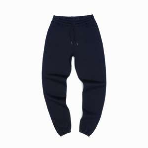 Pantalons en coton pour hommes Mode Pantalons de survêtement pour hommes Couleurs unies Pantalons avec poches Fitness Joggers Bleu - Product Image 6