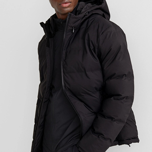 Chaqueta acolchada brillante personalizada de burbujas de invierno de gran tamaño de alta calidad para hombre, chaqueta acolchada ligera, chaqueta de invierno - Product Image 2