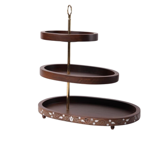 Most Selling Wood & Metal 2 <b>Tier</b> <b>Cake</b> <b>Stand</b> With Branch Handle Wedding Birthday Parties Decoration Tabletop <b>Cake</b> <b>Stand</b> - Product Image 5