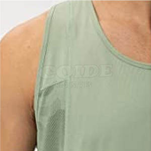 Ropa deportiva Camiseta sin mangas de secado rápido para hombre Camiseta sin mangas de algodón poliéster hecha de alta calidad para hombre - Product Image 4