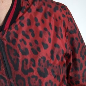 Blouson d'aviateur en nylon à sublimation dernier cri pour homme imprimé avec doublure intérieure matelassée et col côtelé - Product Image 5