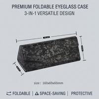 Étui à lunettes de haute qualité, tendance, portable, pliable, à motif floral, boîte de rangement pour lunettes, logo personnalisé disponible