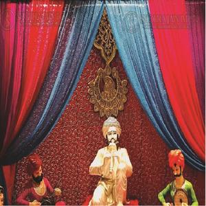 Cadre Kundan pour suspendre des décorations de mariage élégantes - Product Image 1