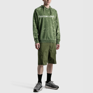 Sudadera con capucha vintage lavada con ácido de Terry francés de alta calidad personalizada tamaño XS técnicas bordadas de impresión de hojaldre en relieve invierno ODM - Product Image 2