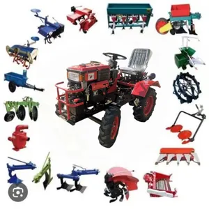 12HP 15HP 16HP 18HP 20HP tangan kecil traktor mini pertanian mini pough disc lpow seperti Deere farrow traktor