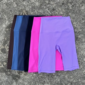Shorts pour femmes femmes sport court Yoga Legging Shorts Squat Proof taille haute Fitness Shorts serrés séchage rapide cyclisme entraînement - Product Image 1