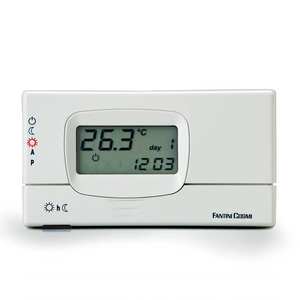 Fantini Cosmi C31 Chronothermostat hebdomadaire alimenté par piles pour système de climatisation domestique - Product Image 1