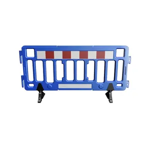 Barrière de sécurité Wesure S2421 en plastique HDPE robuste de 2 mètres, fonction d'avertissement d'urgence - Product Image 3