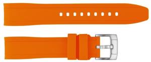 JD371 High Quality Breathable Elastic Orange Silicone Smartwatch Band Sports Soft Lightweight Water-Resistant Unisex 18-24mm - Product Image 2
