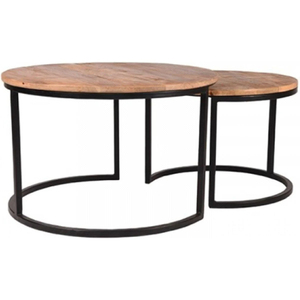 โต๊ะกาแฟไม้เนื้อแข็ง2สไตล์มะม่วงเฟอร์นิเจอร์ห้องนั่งเล่นหรูหราชุดห้องนอนในบ้านห้องครัวกลางโต๊ะ - Product Image 4