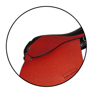 Sillín inglés de cuero Premium para montar a caballo Equipo ecuestre cómodo, duradero y elegante para entrenamiento - Product Image 3