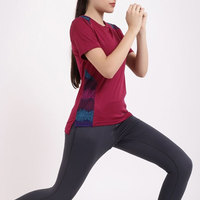Camiseta de Verano a Cuadros para Mujer, de Alta Calidad, Ecológica, 100% Algodón, con Protección UV, Transpirable y de Secado Rápido, con Logotipo Personalizado OEM