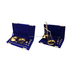 Brass trọng lượng Quy mô trên cơ sở gỗ hải lý cổ cân bằng trọng lượng Quy mô làm việc gram trọng lượng Quy mô lâu đời nhất chủ đề giá thấp - Product Image 6