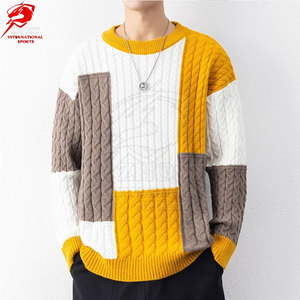 Winter Wear Latest Design Men <b>Pullover</b> <b>Sweater</b> Ribbed Knit Design Hot Sale Low Moq Soft Fabric Modern Winter Fashion - Product Image 5