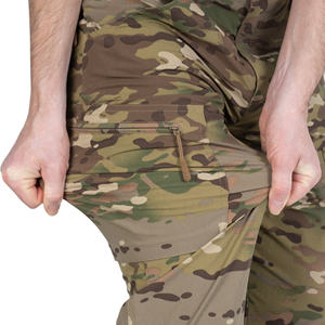 Pantalon en nylon léger, imperméable, coupe-vent, respirant, fin pour homme, 8 poches fonctionnelles, ceinture élastique, inserts - Product Image 4