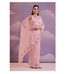 ผ้าจอร์เจียแบบนิ่มคุณภาพสูงผ้านิ่มปักเลื่อมทรงสี่เหลี่ยมสี่สีสวยงามและผ้าถักลายสวยงาม - Product Image 1