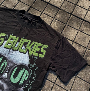 Streetwear Hip Hop graphique surdimensionné pour hommes personnalisés 100% coton coupe ample impression numérique sérigraphie anti-rides - Product Image 2