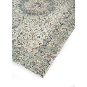 Handmade Vintage Green Wool <b>Rug</b> Large <b>Boho</b> Style Medallion Abstract Rectangle Pattern for Home Entryway Hallway-Pae-2853 - Product Image 2