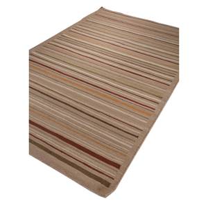 พรมขนสัตว์ขนาดใหญ่ ADWL-1274 ทำมือ ลายถักสีเทา-ดำ ลายเส้น สำหรับบ้าน ห้องโถง ขนาด 9x12 ฟุต รูปทรงสี่เหลี่ยมผืนผ้า ลายแบบนามธรรม - Product Image 2