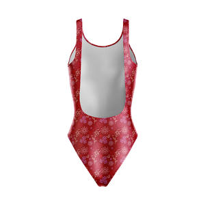 Traje de Baño Bikini Personalizado de Alta Calidad para Mujer, Escote Redondo, Estampado Floral en la Espalda, Ecológico - Product Image 5