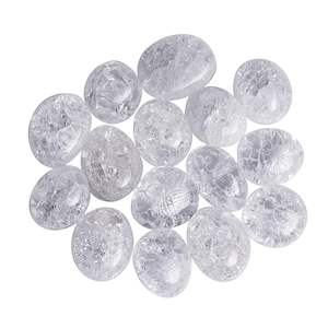 Cristales curativos pulidos naturales de cuarzo y cristal craquelado al por mayor para meditación energética Reiki y decoración del hogar - Product Image 1