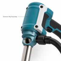 Pompe de transfert de carburant électrique sans fil 150L/min, pompe à huile à haut débit, hauteur de refoulement 10m, corps en aluminium, sans balais