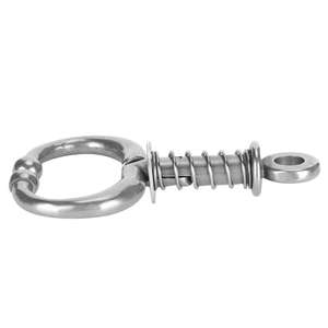 ShanBro HK-486 High Quality Stainless Steel Bull <b>Nose</b> Holder with <b>Long</b> Spring Loaded Veterinary Instruments for Diagnosis - Product Image 2