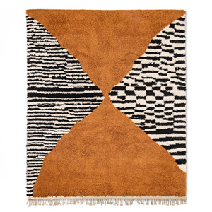 Tapis Beni Ourain marocain authentique Design berbère Offre Spéciale, tapis Gabeh wool, tapis marocain berbère, décorations de lit - Product Image 3