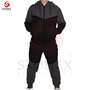 Customized Men's Sportswear Hoodie Set Autumn Heavyweight with Printed Logo Unisex Jogging Sportswear Customized Color - Product Image 1
