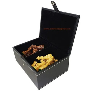 Chất Lượng Cao Xách Tay Hình Chữ Nhật Giả Da Trường Hợp Lưu Trữ Cho 4 Inch Cờ Quân Đặt Cao Cấp Trò Chơi Hội Đồng Quản Trị Phụ Kiện Trong Nhà - Product Image 1