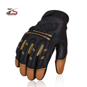 Guantes de Mecánico de Invierno de Cuero de Alta Calidad con Logotipo Personalizado al por Mayor, Transpirables, Hechos en Pakistán - Product Image 3