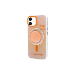 Coque en silicone tendance style TikTok Netzy pour iPhone 11 7 Plus compatible avec la charge MagSafe, étui SAFA avec support PopSocket détachable - Product Image 1
