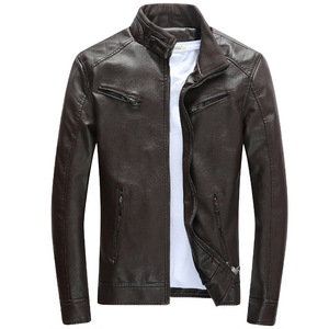 Man Leather Jacket <b>Trimmer</b> Jacket <b>for</b> Youth New Stylish <b>Men'S</b> Fleece and Handsome Motorcycle Leather Jacket jacket <b>for</b> <b>men</b> - Product Image 3