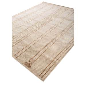 Alfombra de Lana Anudada a Mano Jaipur Rugs ZA LCA-1510 Thyme Gold con Patrón Geométrico para Sala de Estar y Decoración del Hogar - Product Image 2