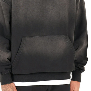 Sudadera con Capucha Extra Grande de Felpa con Estampado 3D Vintage para Hombre, de Algodón Desgastado y Decolorado por el Sol, de Invierno, Personalizada, de Alta Calidad - Product Image 6