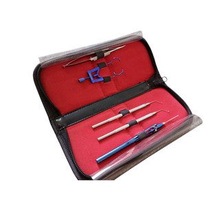 El mejor juego manual de 5 piezas para cataratas, instrumentos de microcirugía oftálmica de acero inoxidable de gran calidad, aprobado por ISO 13485 y CE - Product Image 1