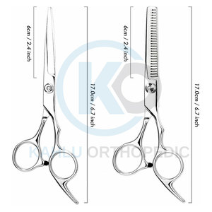 Ensemble de 6 ciseaux de coiffeur professionnel pour SALON de coiffure - Product Image 3