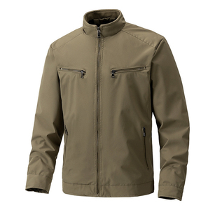 Veste Softshell légère imperméable à col montant avec fermeture éclair pour la randonnée, le camping, la pêche et les activités tactiques - Product Image 4